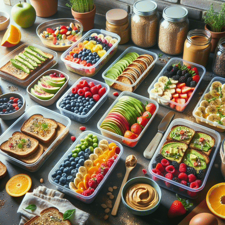 easy vegan breakfast toast meal prep ideas