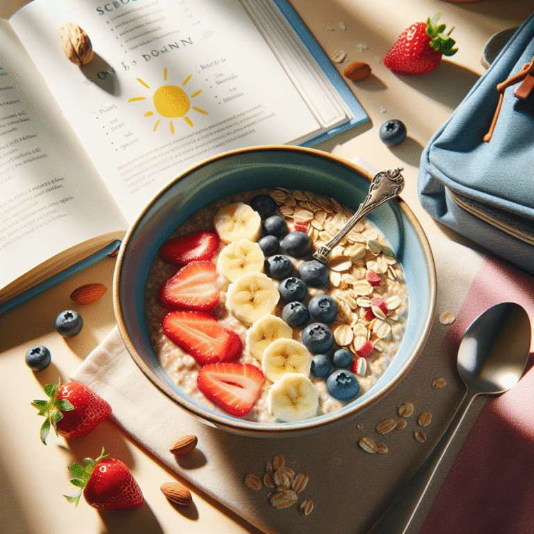 nut free vegan overnight oats for school mornings