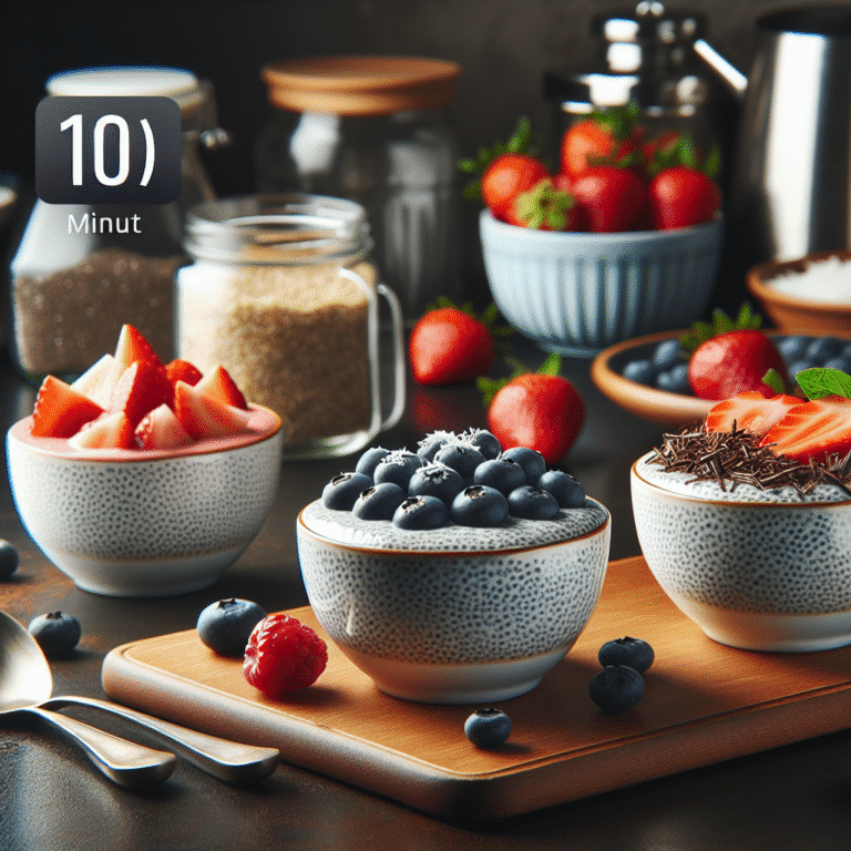 10 minute vegan chia pudding recipes for busy mornings