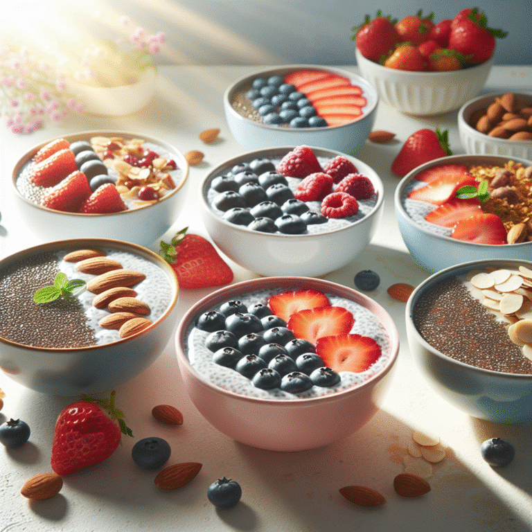 quick vegan chia pudding bowls for breakfast