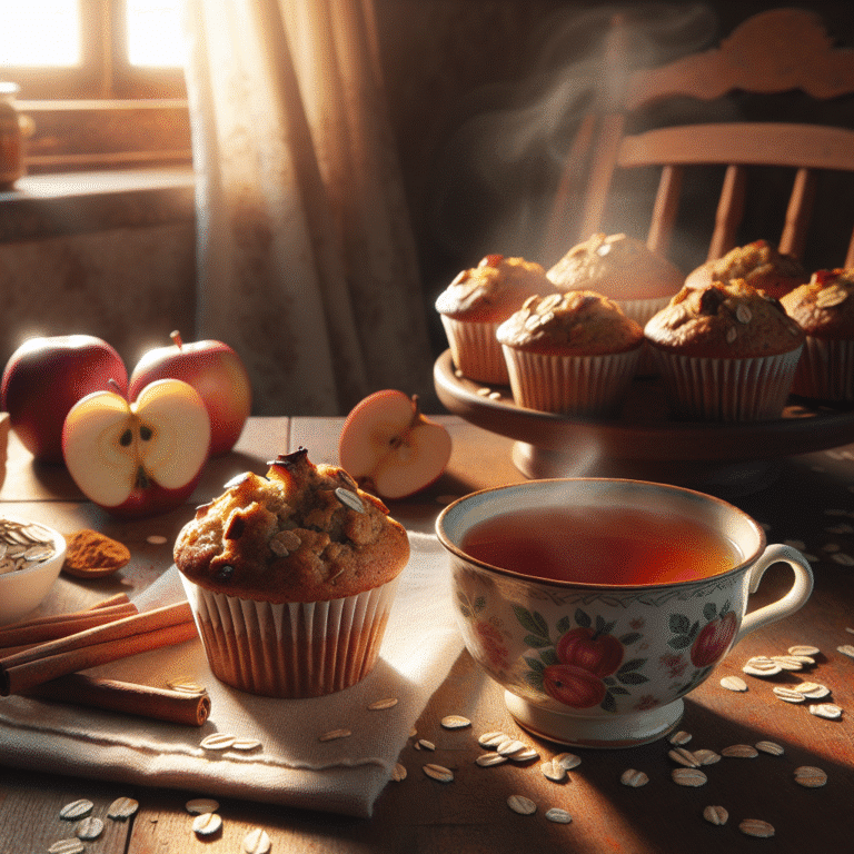 vegan apple cinnamon muffins for a cozy morning