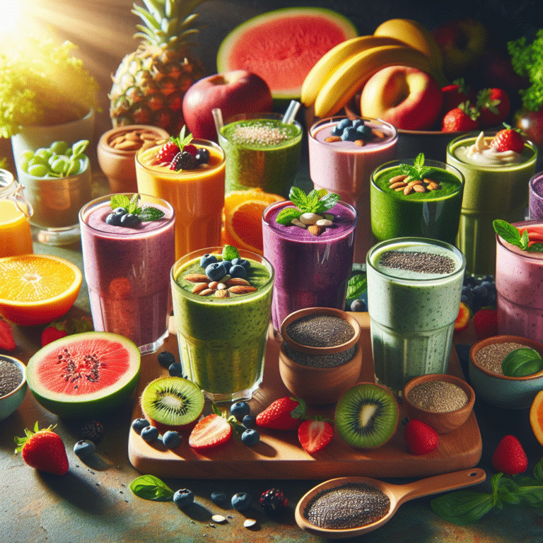 High Protein Vegan Breakfast Smoothie Ideas