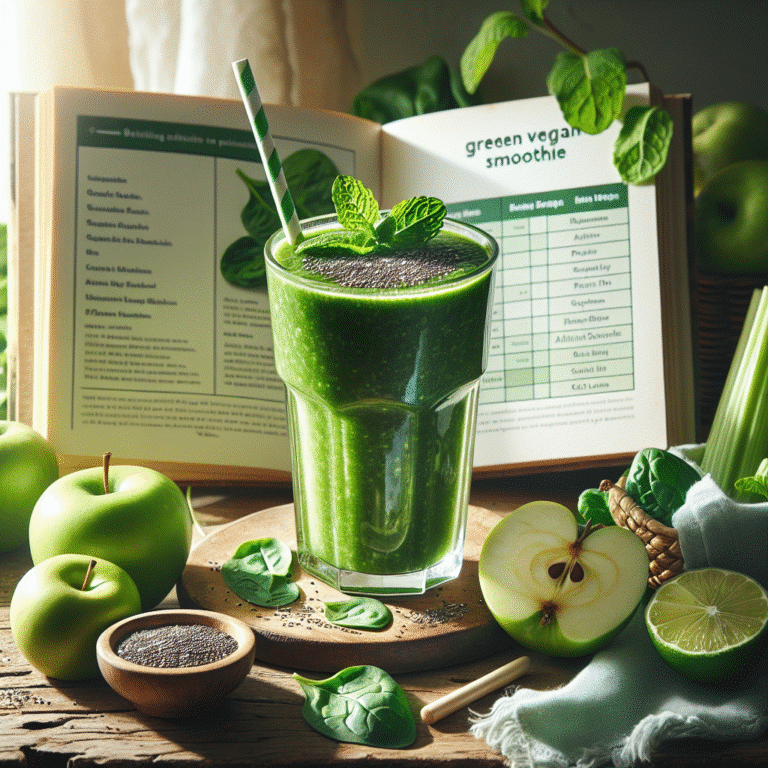Green Vegan Smoothies for Weight Loss: A Nutritious Breakfast Option