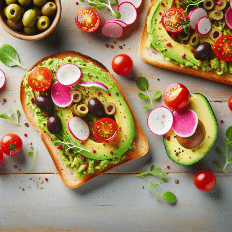 quick vegan avocado toast toppings