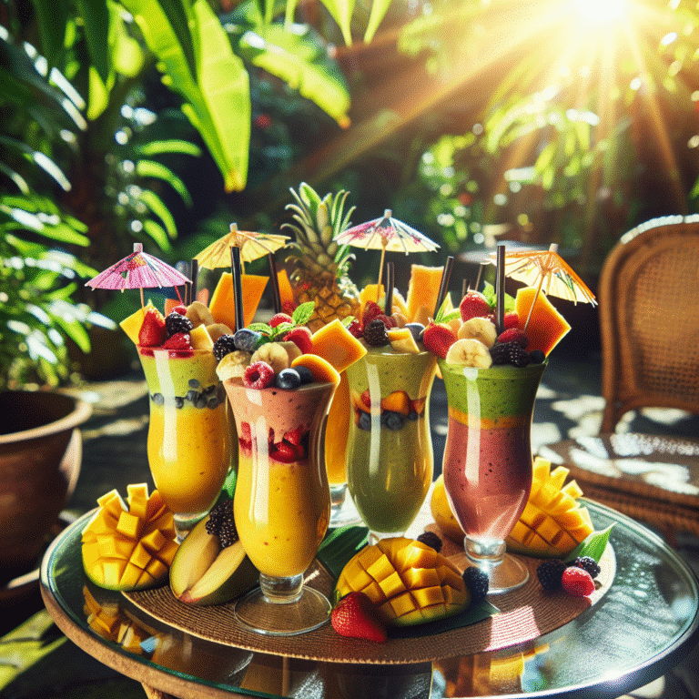 Tropical Fruit Vegan Smoothies: Perfect Refreshers for Summer Mornings