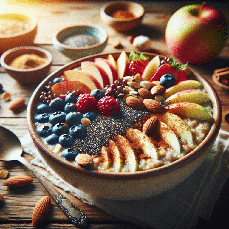 protein packed vegan oatmeal breakfast bowls for energy