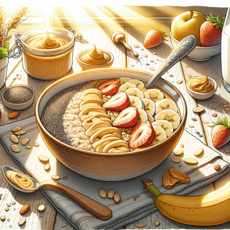 quick peanut butter overnight oats vegan recipe for a filling breakfast